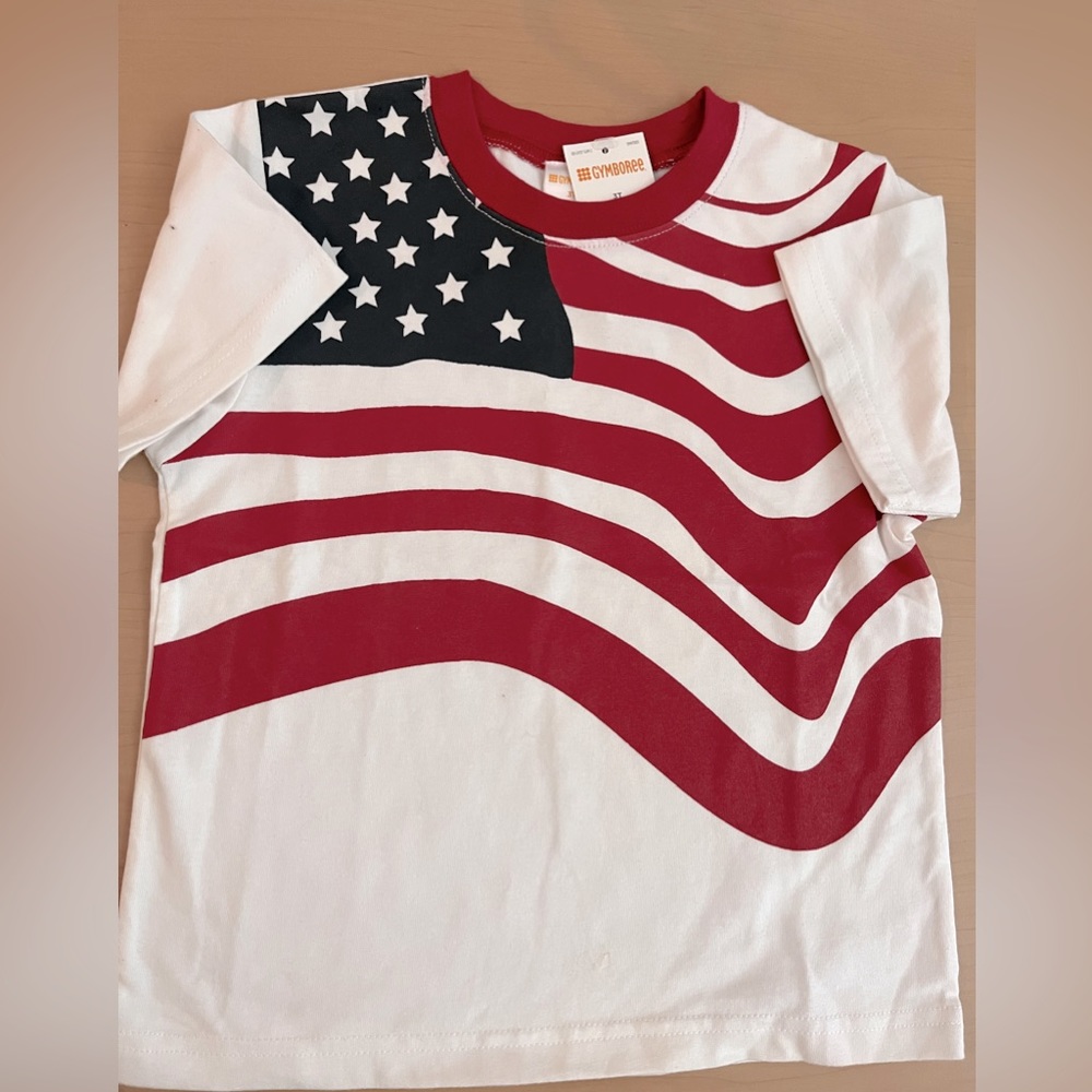 Gymboree Red White Blue Tee - Size 3T